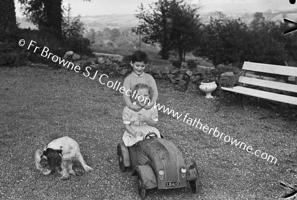 JOHN BICKFORD WITH ROCHE    PLAYING WITH TOY CAR